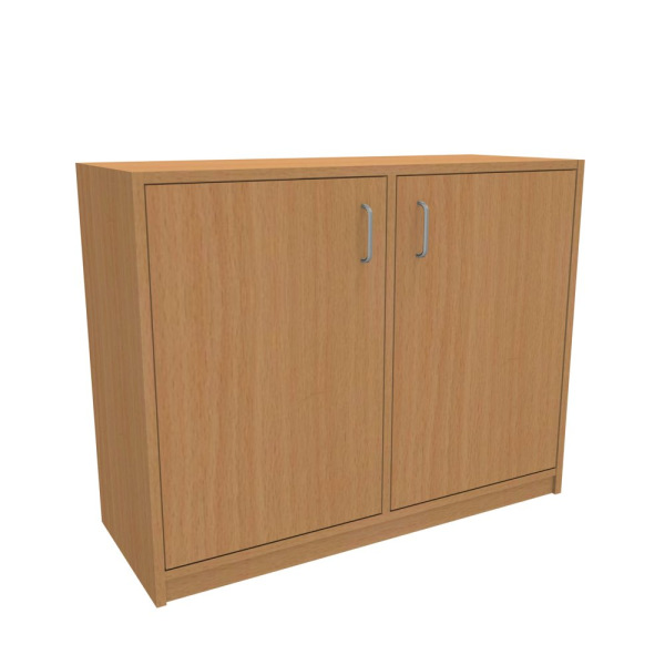 Doppeltürenschrank mit Mittelwand BxHxT 100x80x40cm